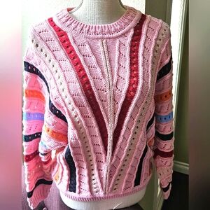 NWT Shein Pinl Multi Color Sweater